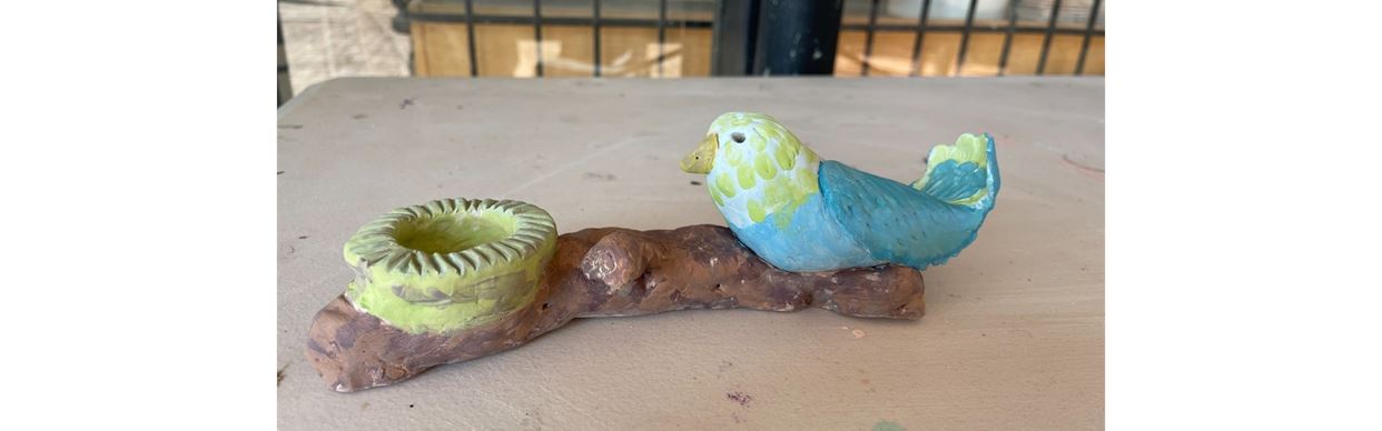 Bird Candle Holder – Ceramics Workshop