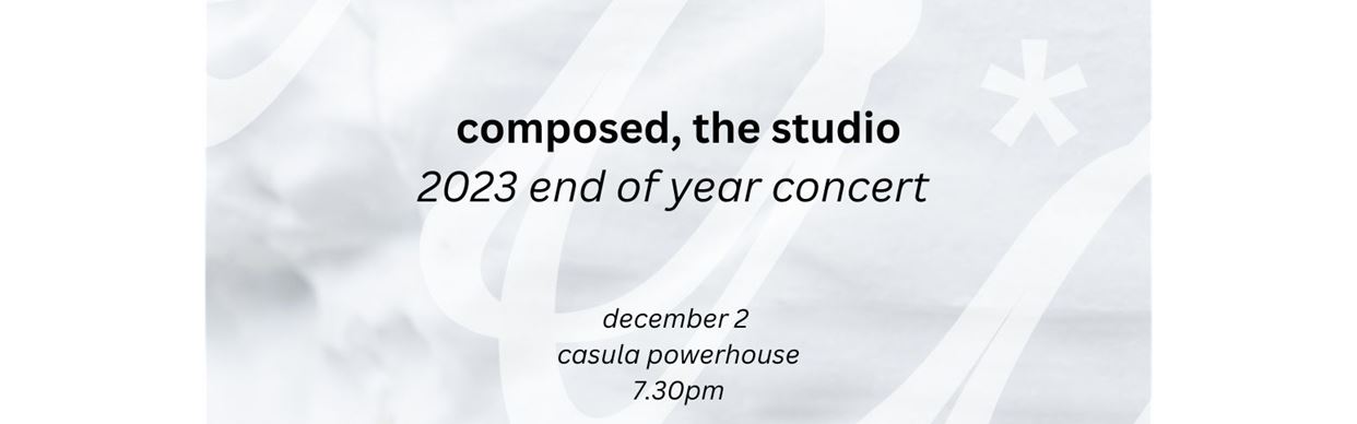 Composed, the Studio