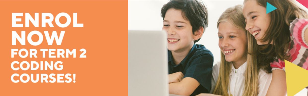Term 2 Computer Coding Classes for children year 4 - 6
